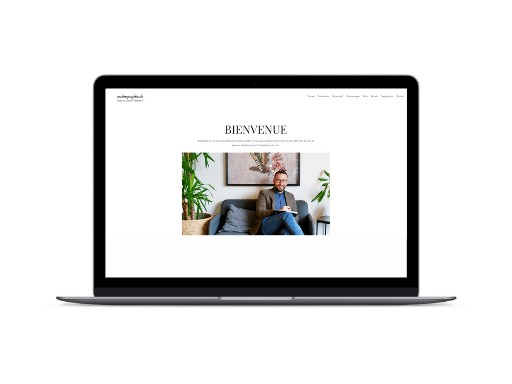 aperçu du site internet mabiographie.ch